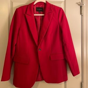 Banana Republic red blazer